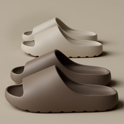 Soft Unisex Slippers, Comfortable Non-slip Indoor/Outdoor Slide Sandals with Textured Design, Stylish Footwear - The Shacktique