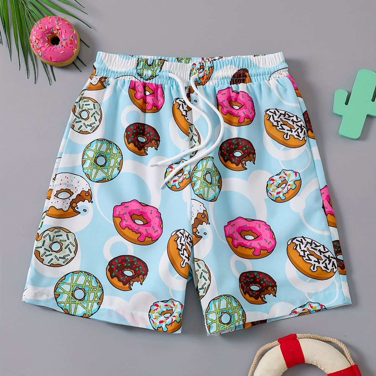 Trendy boys' swim shorts