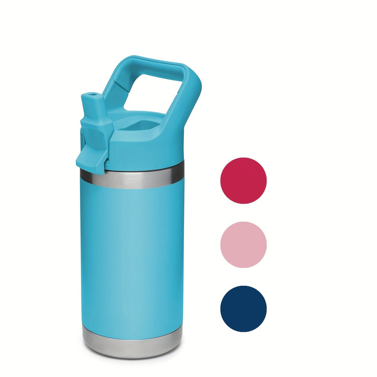 Bottles Double Layer Stainless Steel Insulated Cup with Handle and Straw - The Shacktique