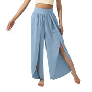 Women's Slimming High Waist Slit Yoga Pants