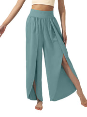 Women's Slimming High Waist Slit Yoga Pants