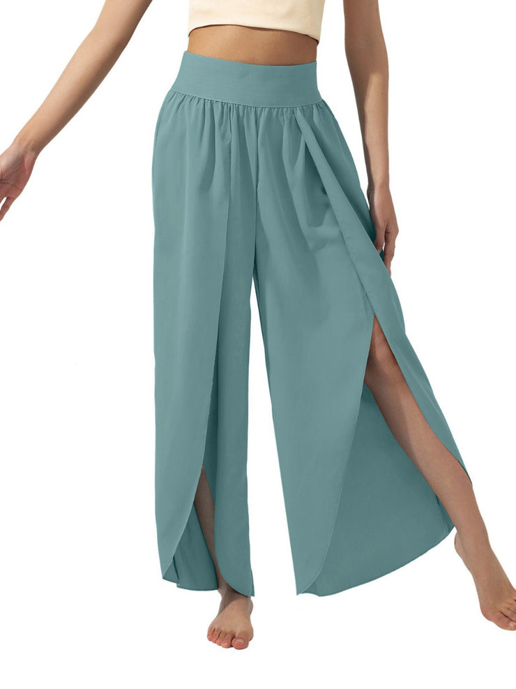 Women's Slimming High Waist Slit Yoga Pants