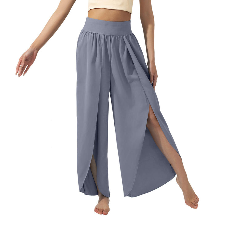 Women's Slimming High Waist Slit Yoga Pants