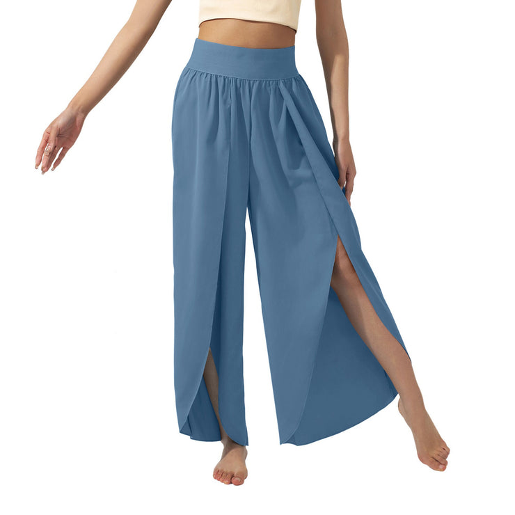 Women's Slimming High Waist Slit Yoga Pants