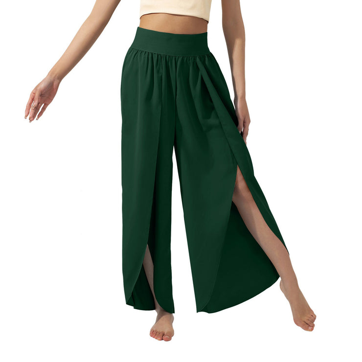 Women's Slimming High Waist Slit Yoga Pants