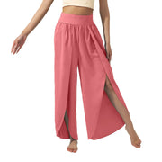 Women's Slimming High Waist Slit Yoga Pants