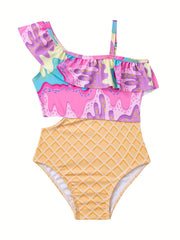Girls' One-Piece Beach Bathing Suit - The Shacktique