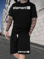 Men's T-Shirt and Drawstring Shorts 2-Piece Set - The Shacktique