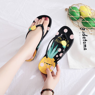 Pineapple Women Flip Flops - The Shacktique