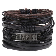 Cross-border Retro male leather bracelet - The Shacktique