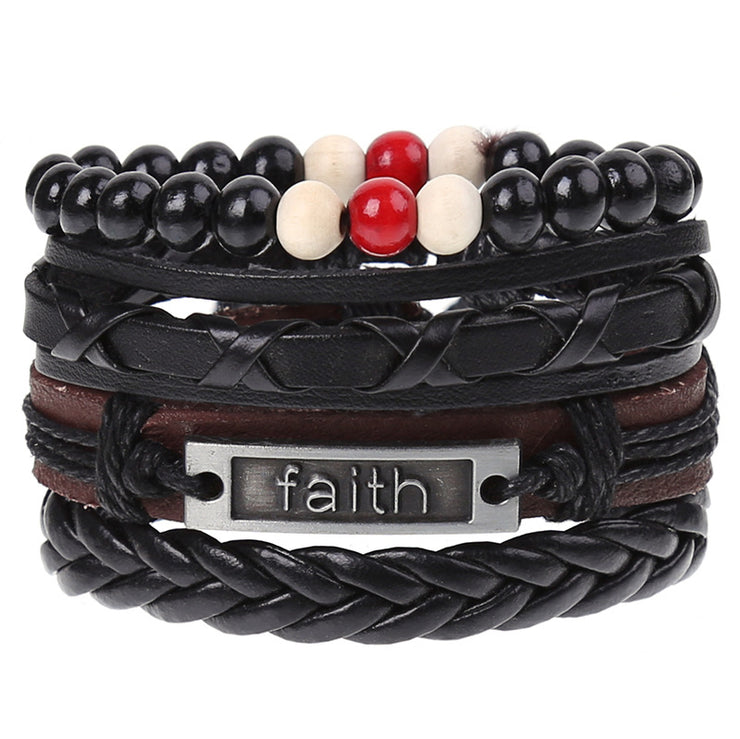 Cross-border Retro male leather bracelet - The Shacktique