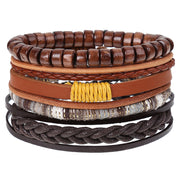 Cross-border Retro male leather bracelet - The Shacktique