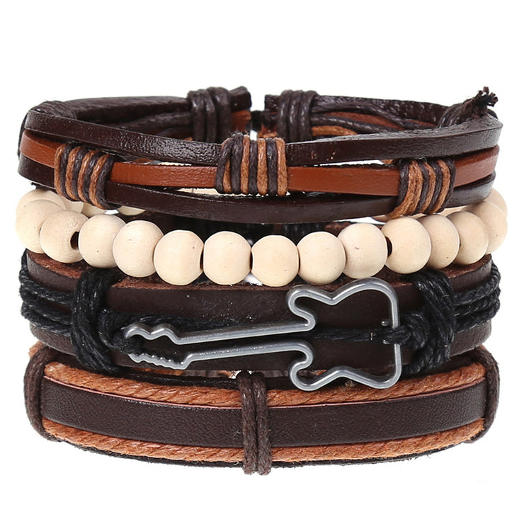 Cross-border Retro male leather bracelet - The Shacktique