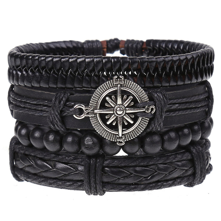 Cross-border Retro male leather bracelet - The Shacktique