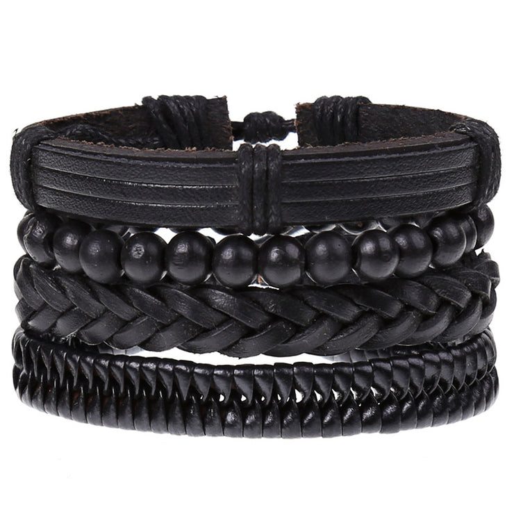 Cross-border Retro male leather bracelet - The Shacktique