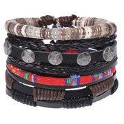 Cross-border Retro male leather bracelet - The Shacktique