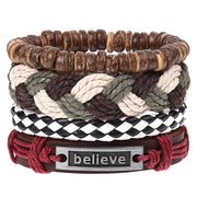 Cross-border Retro male leather bracelet - The Shacktique