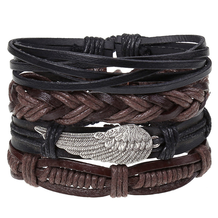 Cross-border Retro male leather bracelet - The Shacktique