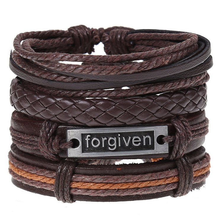 Cross-border Retro male leather bracelet - The Shacktique