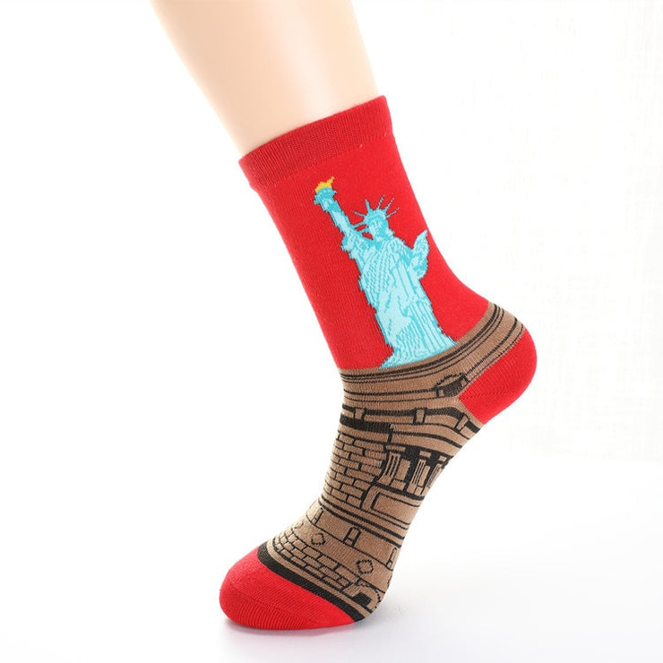 Colorful Women's Cotton Socks - The Shacktique